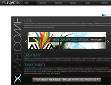 Tablet Screenshot of funxioncreative.com
